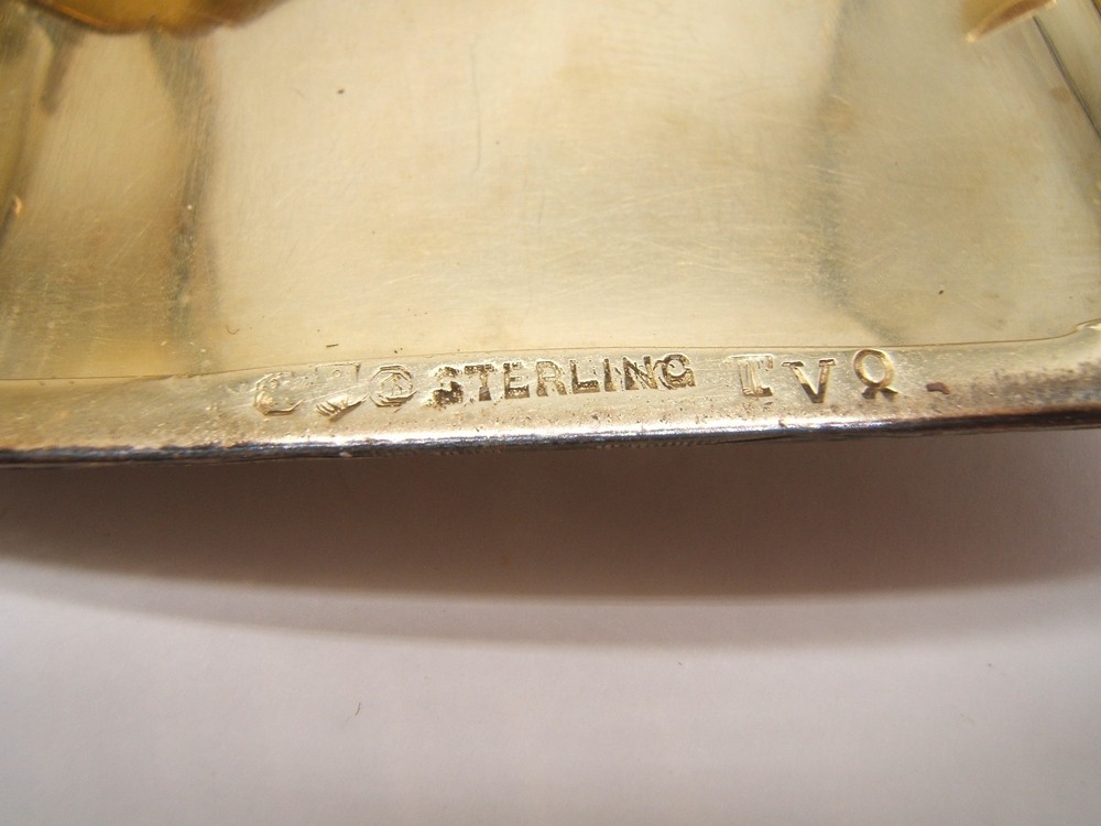ANTIQUE STERLING SILVER CARD CASE PROFUSELY ENGRAVED WITH FINGER RING & CHAIN