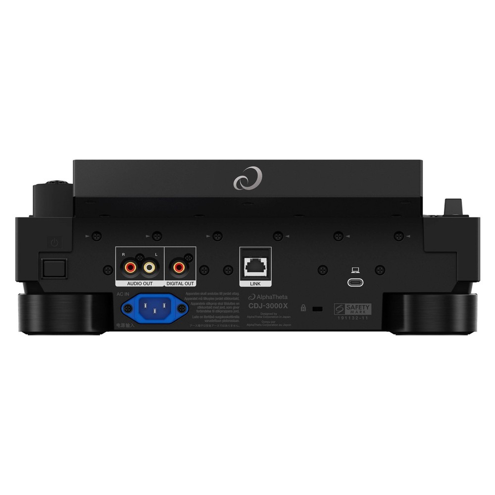 AlphaTheta CDJ-3000X High-Resolution Professional DJ Player