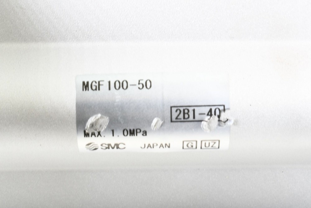 SMC MGF 100-50, Guide table