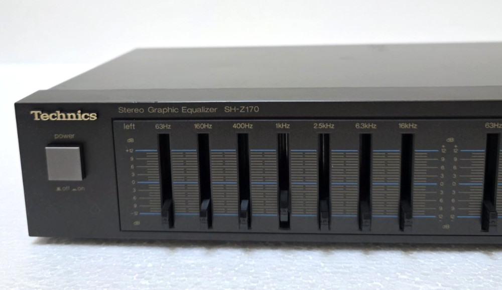 Vintage Technics SH-Z170 7-Channel Stereo Graphic Equalizer Tested & Working!