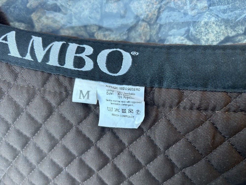 New Brown Rambo Half Pad - 100% Lambskin