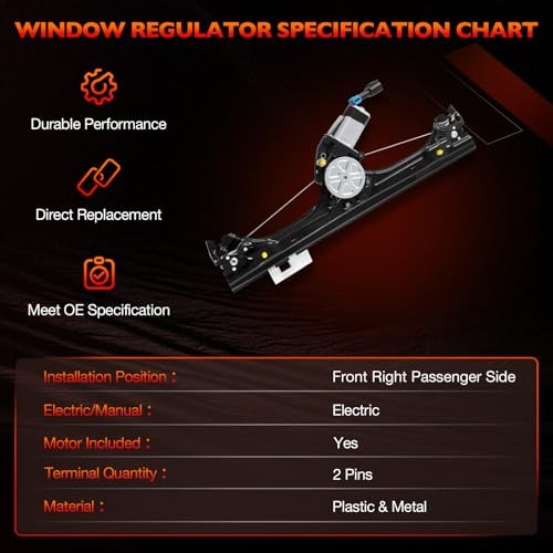 751-649 Front Right Passenger Side Power 751-649 Front Passenger Side (RH)