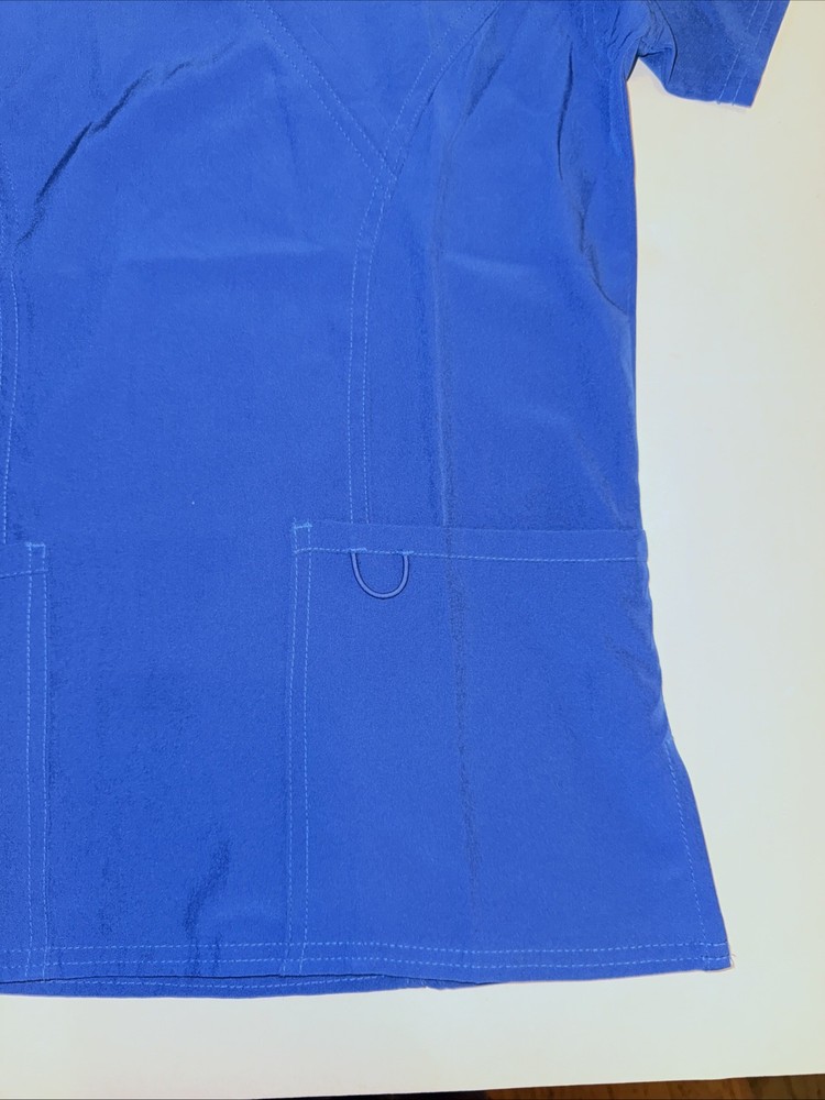 Women's Splash Scrub Top Blue XS
