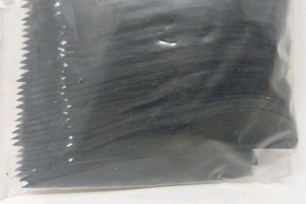 100 Pack Archery Arrow Feathers 3" Left Wing: Parabolic Black