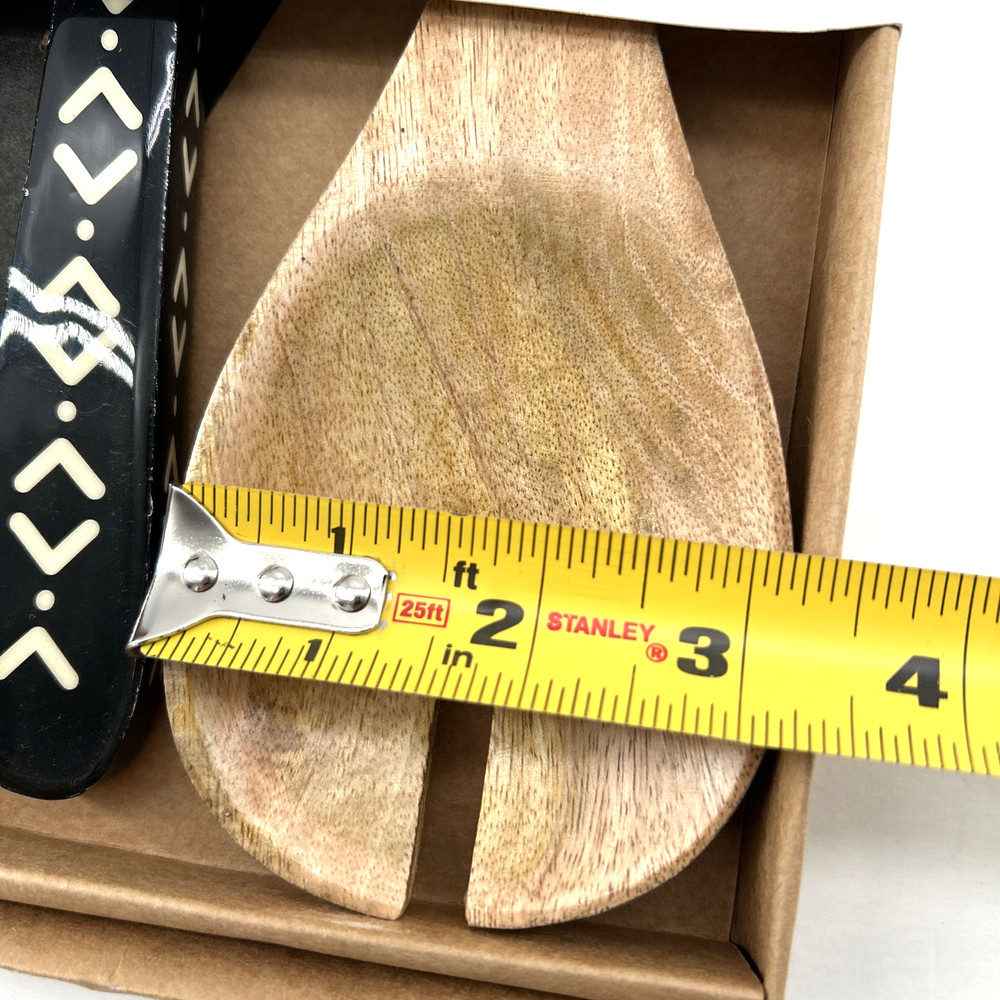 Danica Studio Ziggy Mango Wood Salad Servers