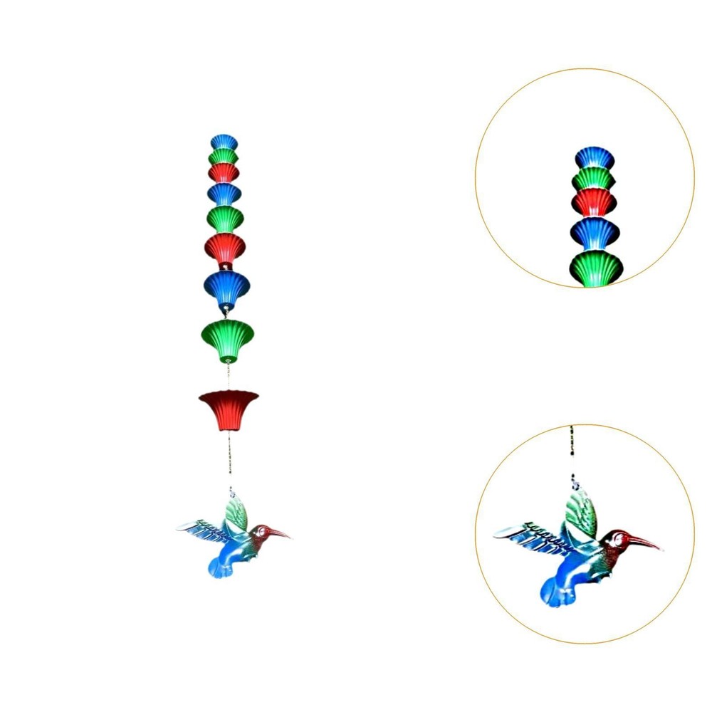 Bird Rain Chain Water Diverter Drain Gutter Chain