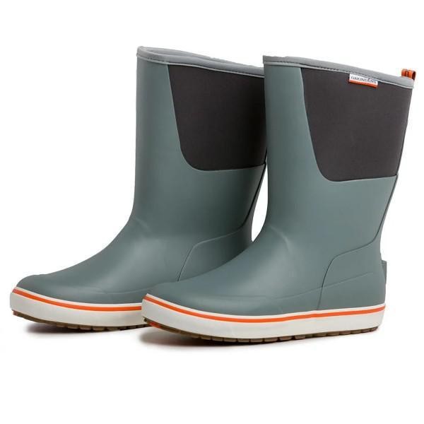 Grundens 12" Deck Boot Monument Gray