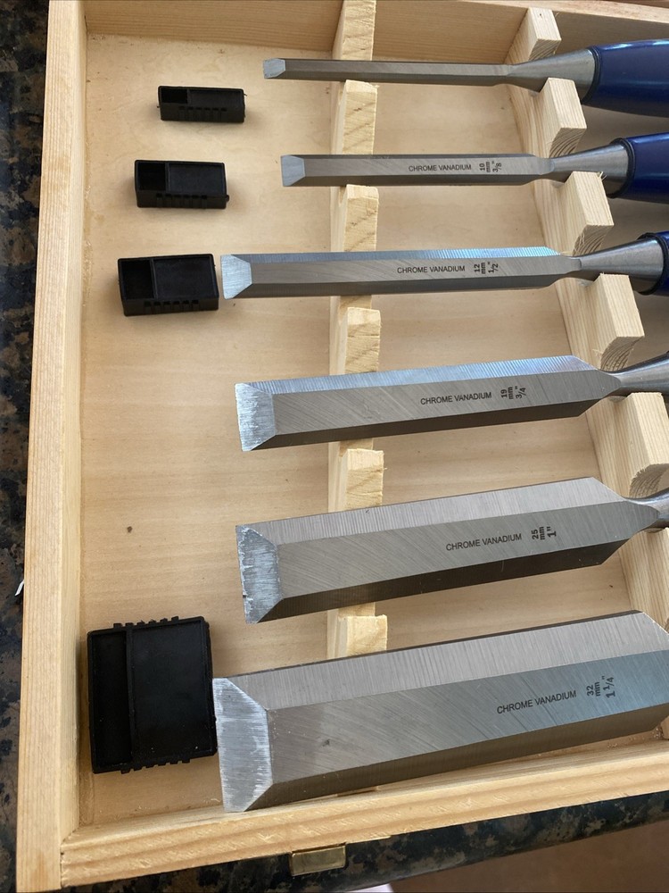 IRWIN Marples Chisel Set for Woodworking, 6-Piece