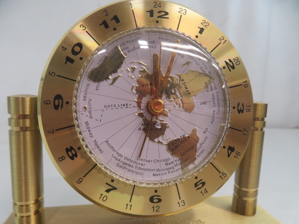 Vintage 2001 Learning Is Timeless Conoco Phillips Clock Rotating Face