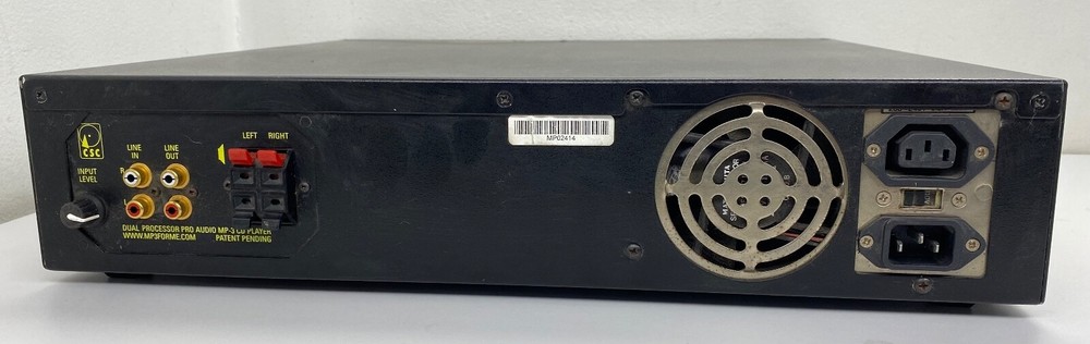 CSC Dual Processor Pro Audio MP-3 CD Player DSP Stereo System BLAST-IT! UNTESTED