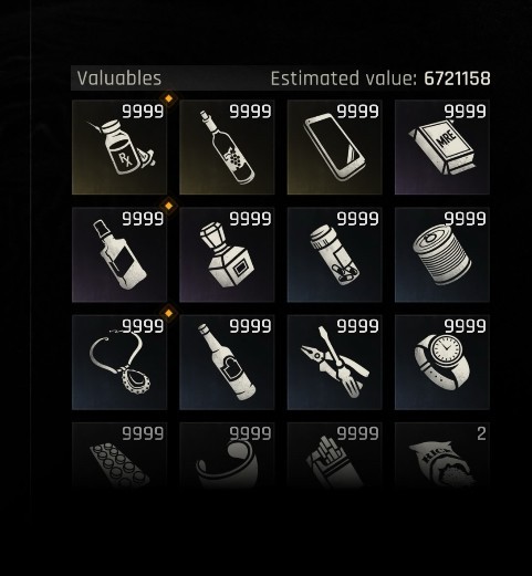 Dying Light The Beast In Game Items (PS5) EVERYTHING MAX DROPS