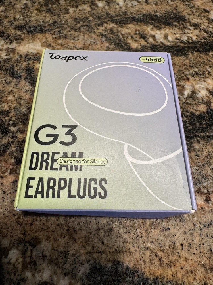 Toapex G3 Dream Earplugs -45dB Noise Reduction with extra size Tips