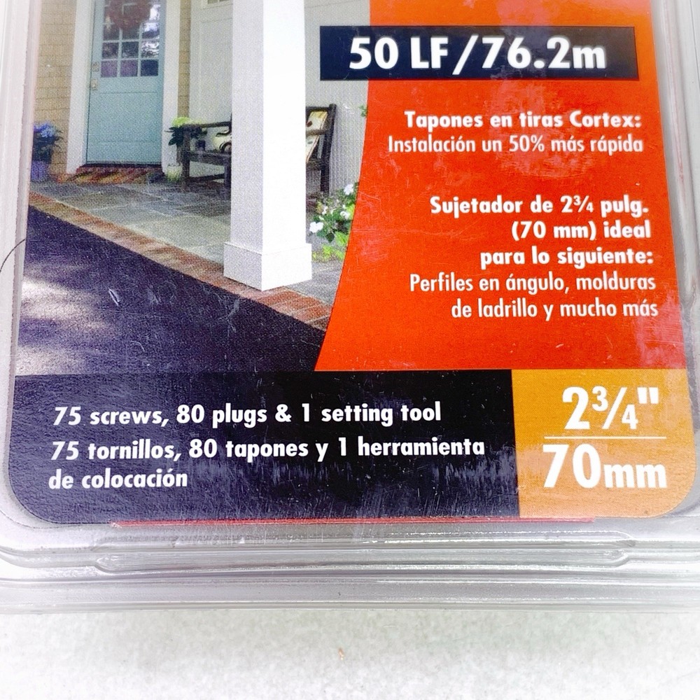 FastenMaster Aztek Collated Cortex Hidden Fastening System 2-3/4” Cortex Screws