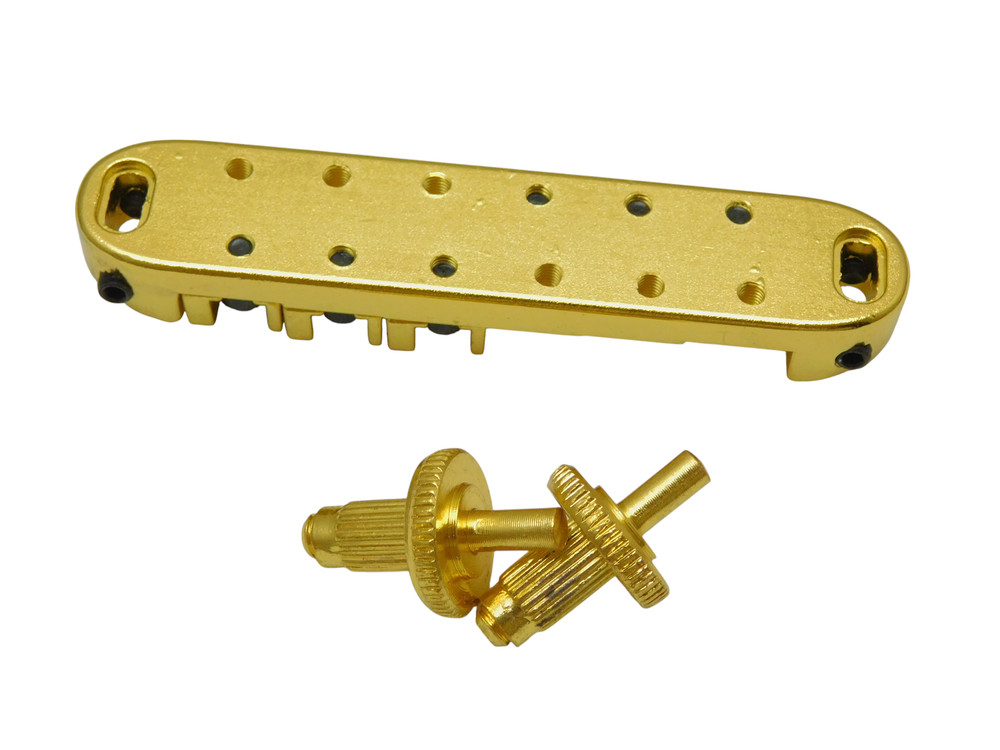 LOCKING ROLLER Bridge Gibson Les Paul Guitar-Gold Small Post