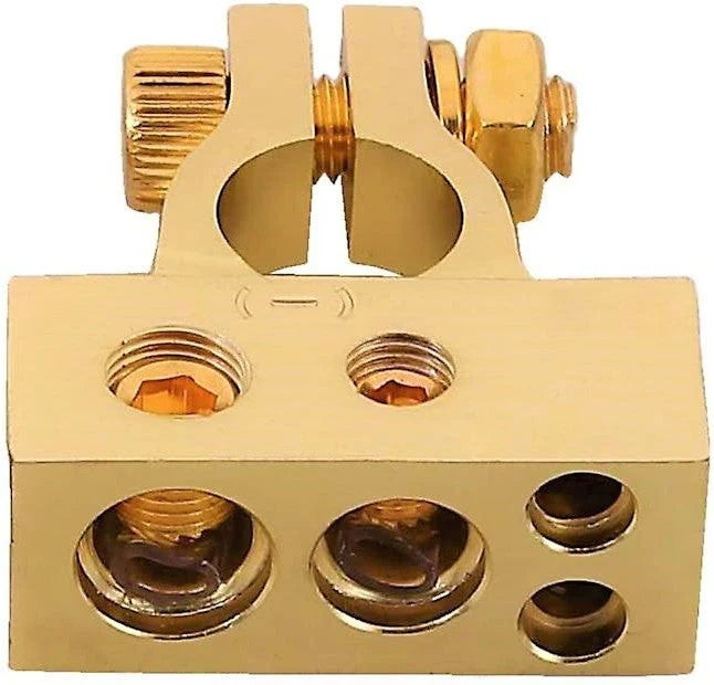 Absolute Universal High Quality Dual 4/8 Gauge Negative Battery Terminal