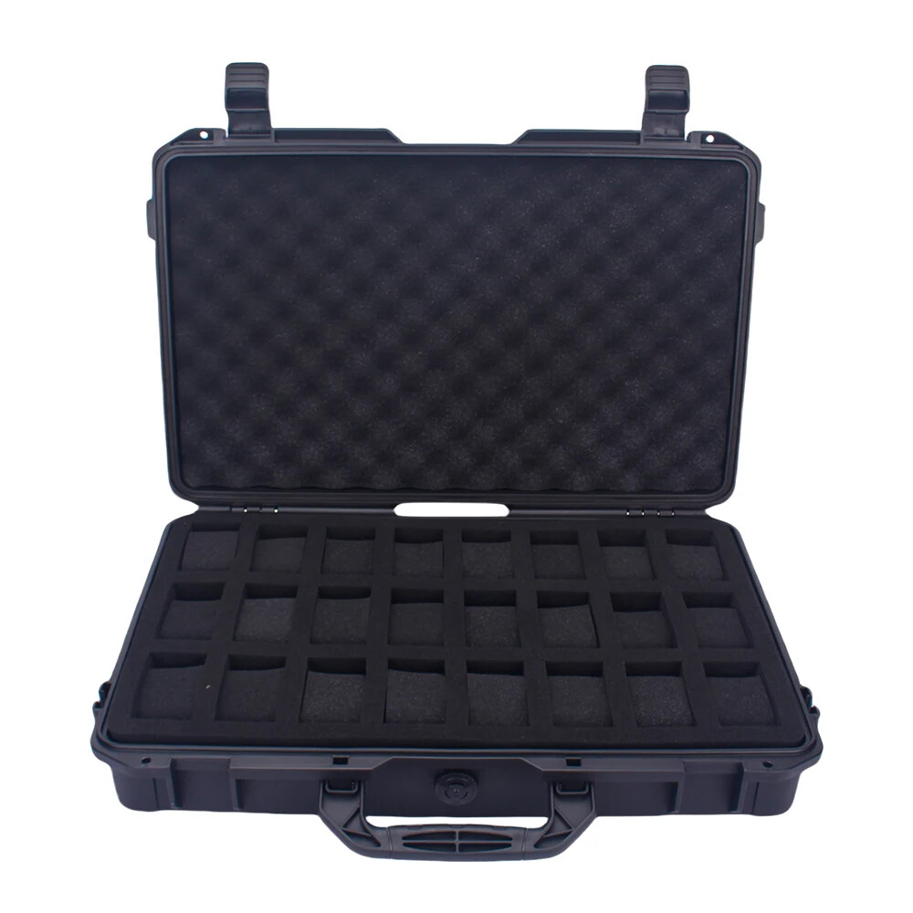 Watch Case for 24 Watches Collectors Display Storage Briefcase