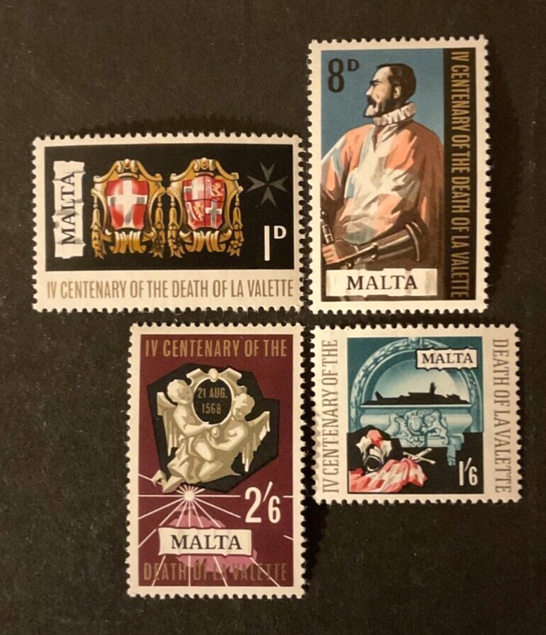 Malta Scott #387-90 never hinged