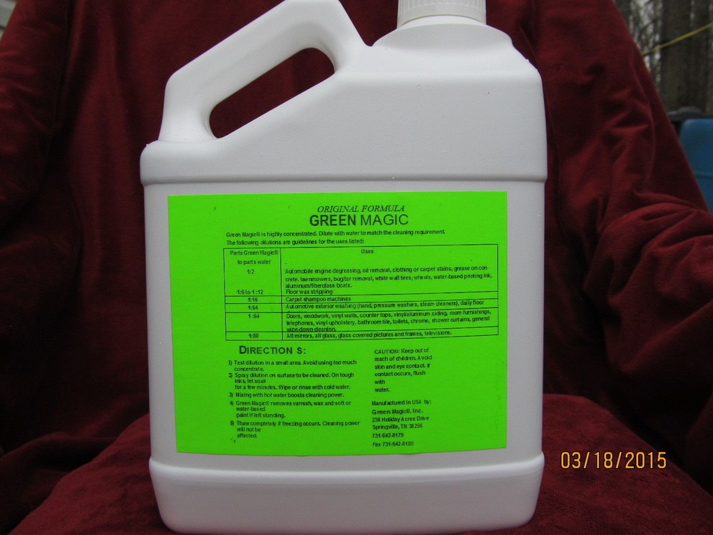 DEGREASER ENGINE CLEANER Worlds Best Cleaner GREEN MAGIC Concentrate