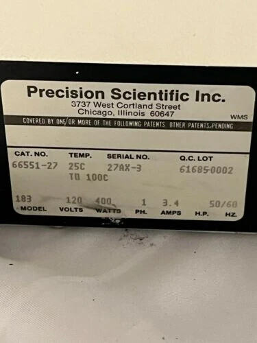 Precision Model 183 Waterbath