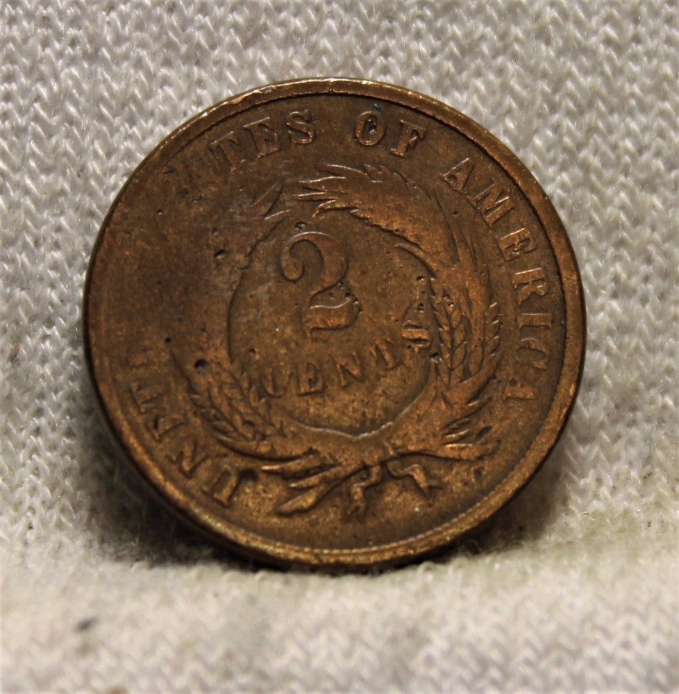 1868 two cent