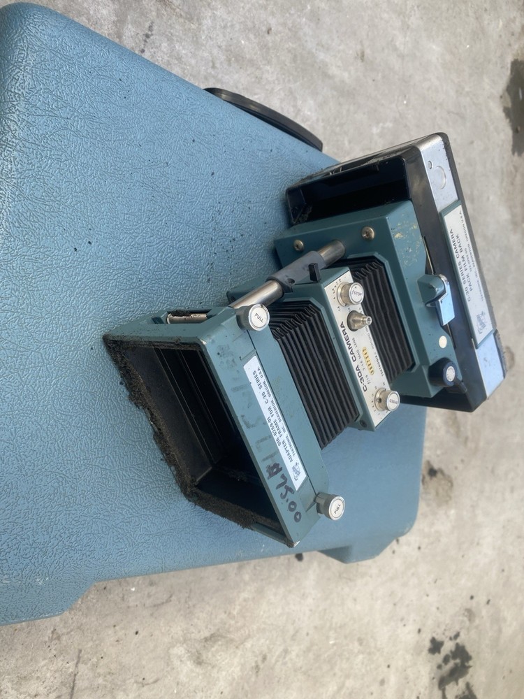 Polaroid Tektronix C-30A Macro Microscope Scientific Camera, Manual, Case