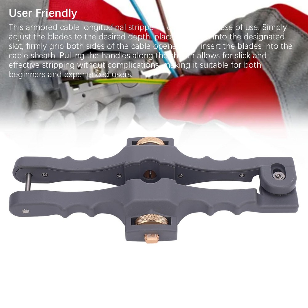 Fiber Optic Cable Stripping Tool SI-01 Armored Cable Longitudinal Stripper