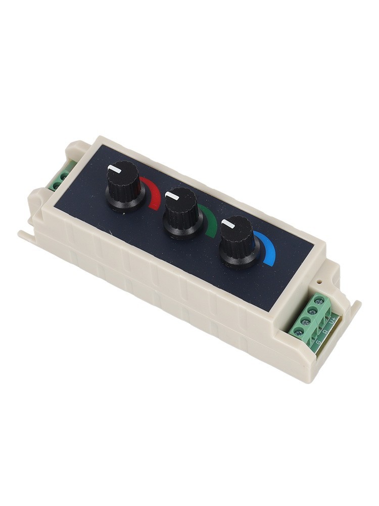LED Lighting Control Dimmer Adjustable Brightness Three Channel Output