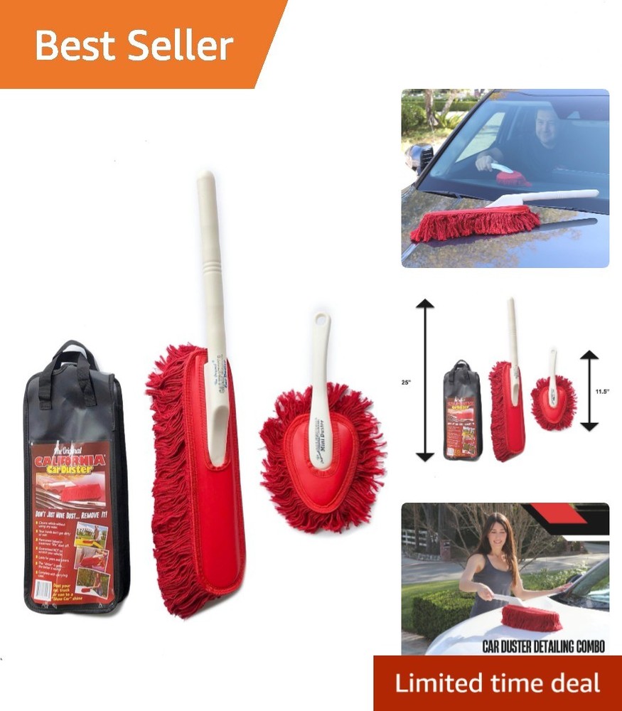 Effortless Cleaning with  Dash Duster and Mini Duster Kit - Red 62445