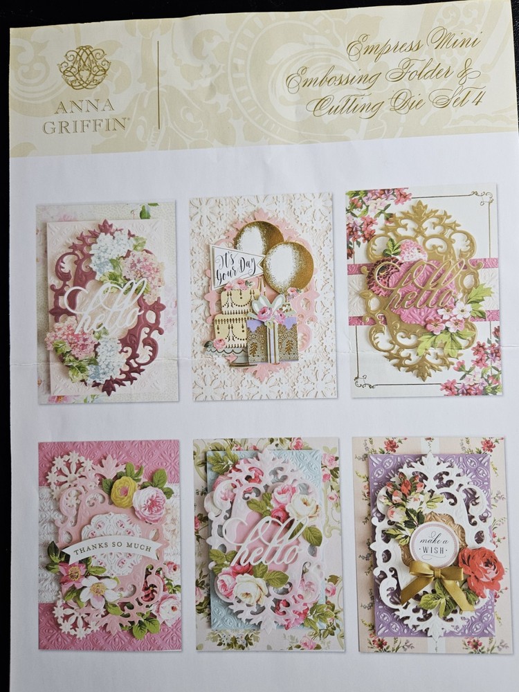 Anna Griffin Empress Mini Embossing Folder & Die Set #4
