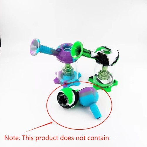 1PCS Exclusive Blind Box Silicone Water Pipe – Mixed Colors Convenient Durable