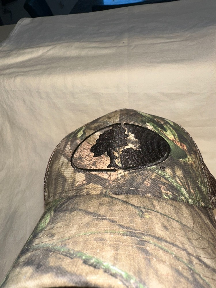 Mossy Oak Camo Hat Outdoor Cap Adjustable OSFM Tree Logo