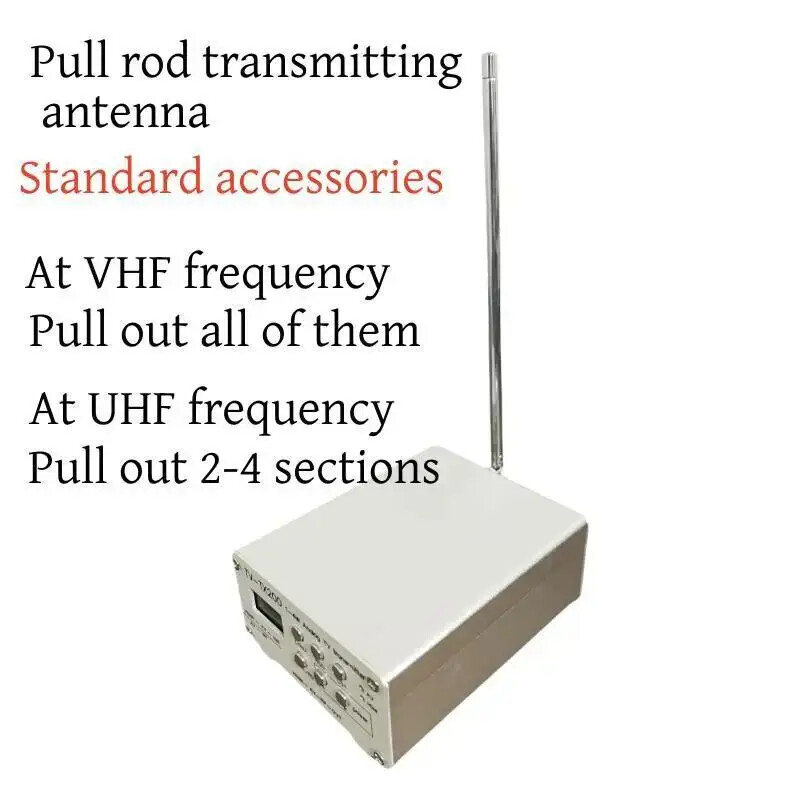 VHF/UHF Analog TV Transmitter Support HD/AV Input Analog Signal Transmitter