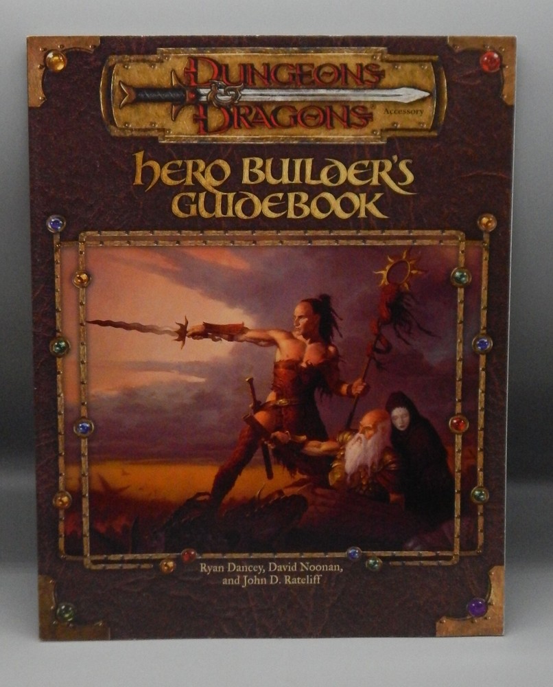Dungeons & Dragons HERO BUILDERS GUIDE wotc D20 3e 3.5 3rd accessory RPG game !!