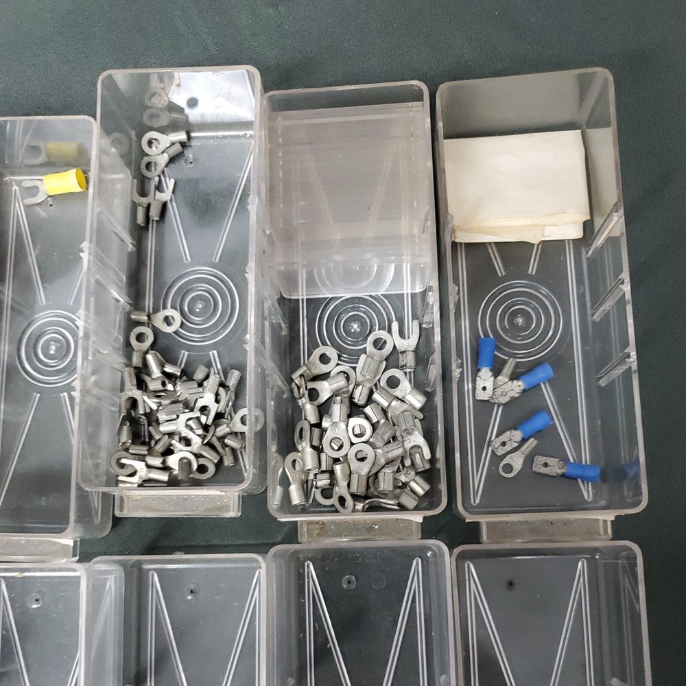 Plastic Storage 25 Drawers Workshop Organizer with Some Contents + Extra Partial