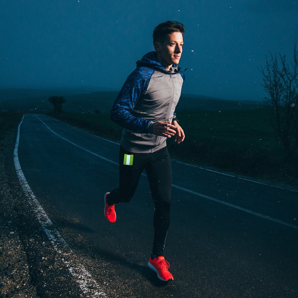 9 Pcs Reflective Keychain Tags, Reflective Zipper Pulls, Orange