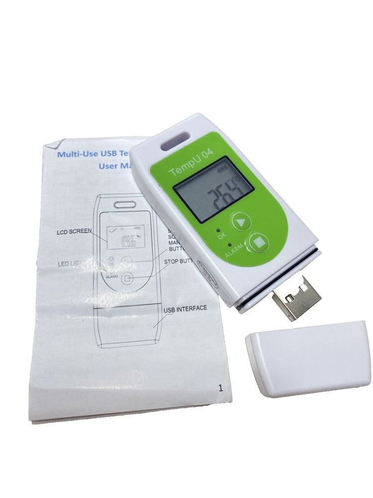 TempU Multi-Use USB Temp Data Logger Thermometric Digital Temperature Recorder