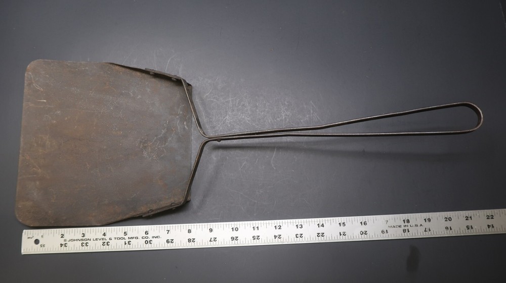 Antique Blacksmith Forged Fireplace Ash Shovel