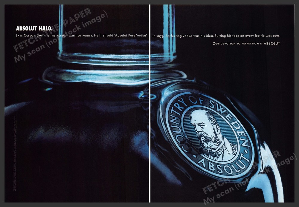 Absolut Halo 2000s Print Advertisement (2 pages) 2003