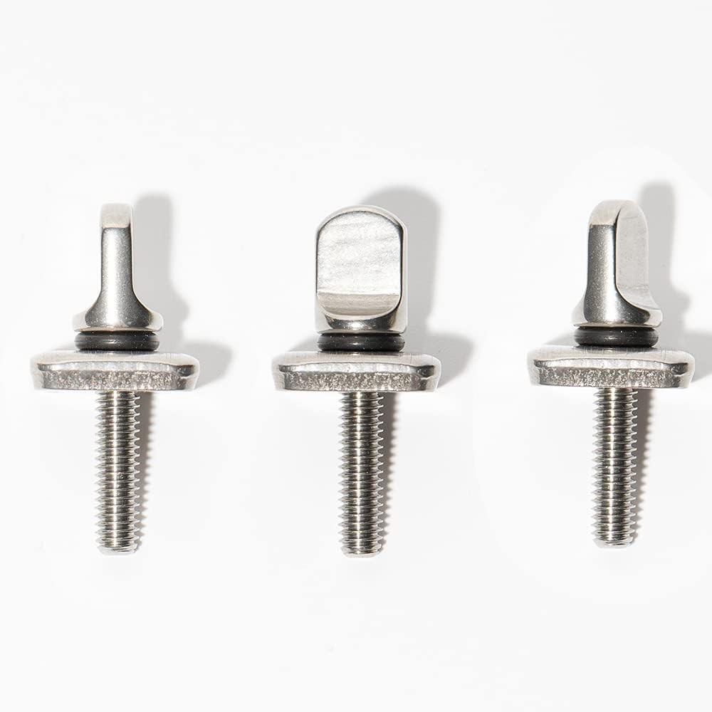 Lightweight & Durable Fin Screws for Boards: Rust-Proof 3 Pack - No Tools Needed