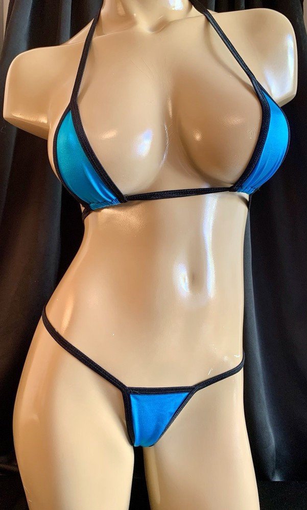 Exotic Dancer Rave Stripper Micro Style Thong Set Pink Cheetah