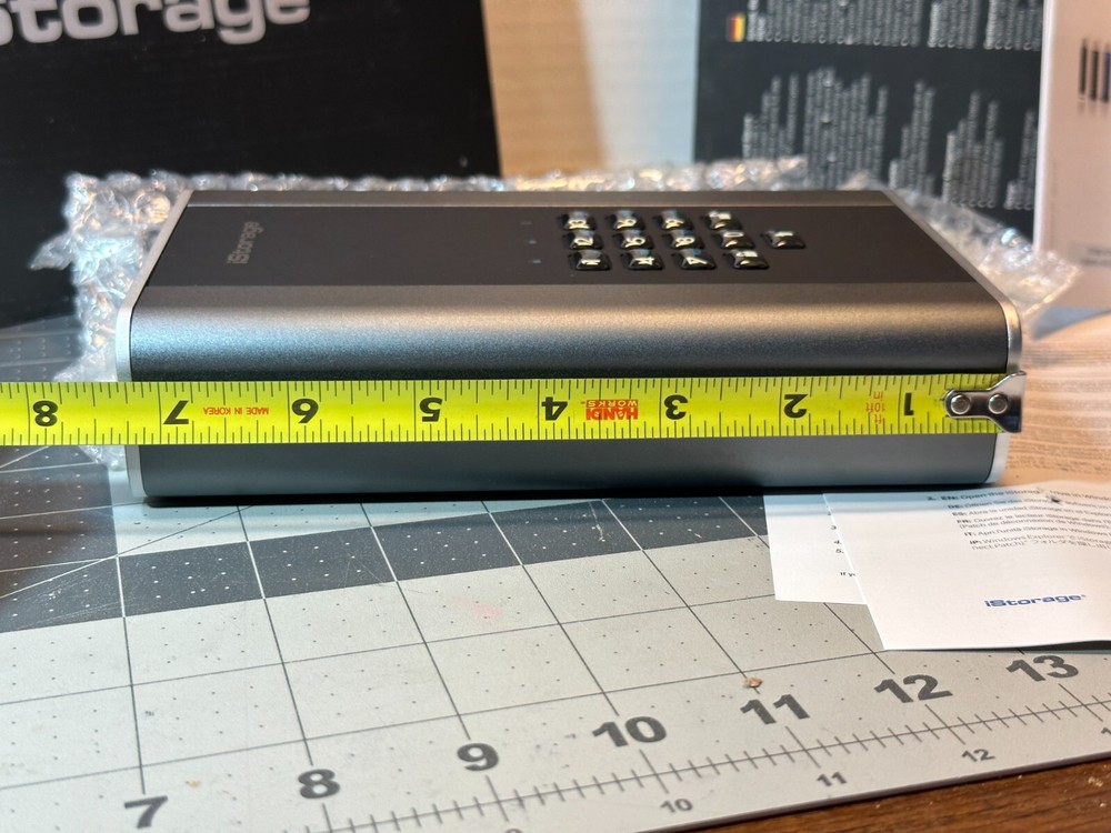 iStorage diskAshur DT2 256-bit 2TB USB 3.1 SECURE ENCRYPTED DESKTOP Hard Drive