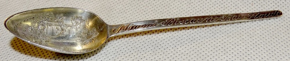 Key Biscayne Miami Florida 4" Sterling Souvenir Spoon