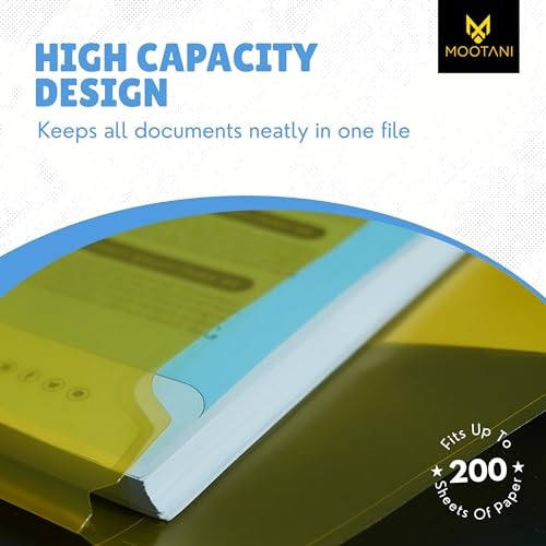 Pack Plastic Envelopes, Folders for Documents, Poly Envelopes A4/US Letter 5