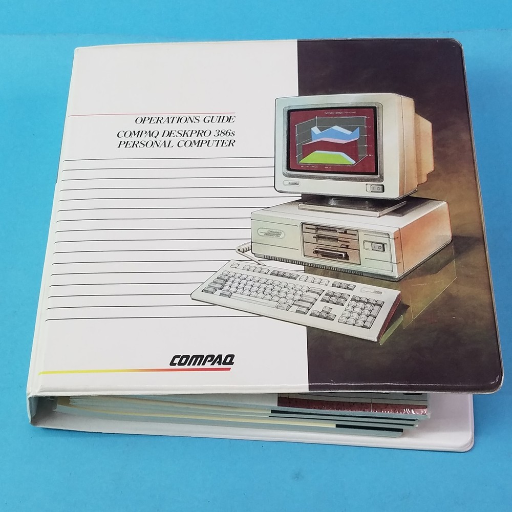 Compaq Deskpro386s - Operations Guide Binder / Manuals