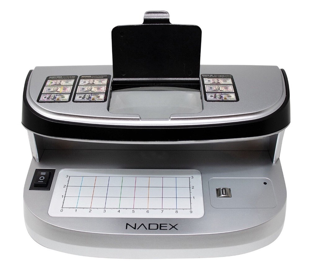 NADEX V27 UV Counterfeit Detector, Microprint Magnifier, Rechargeable