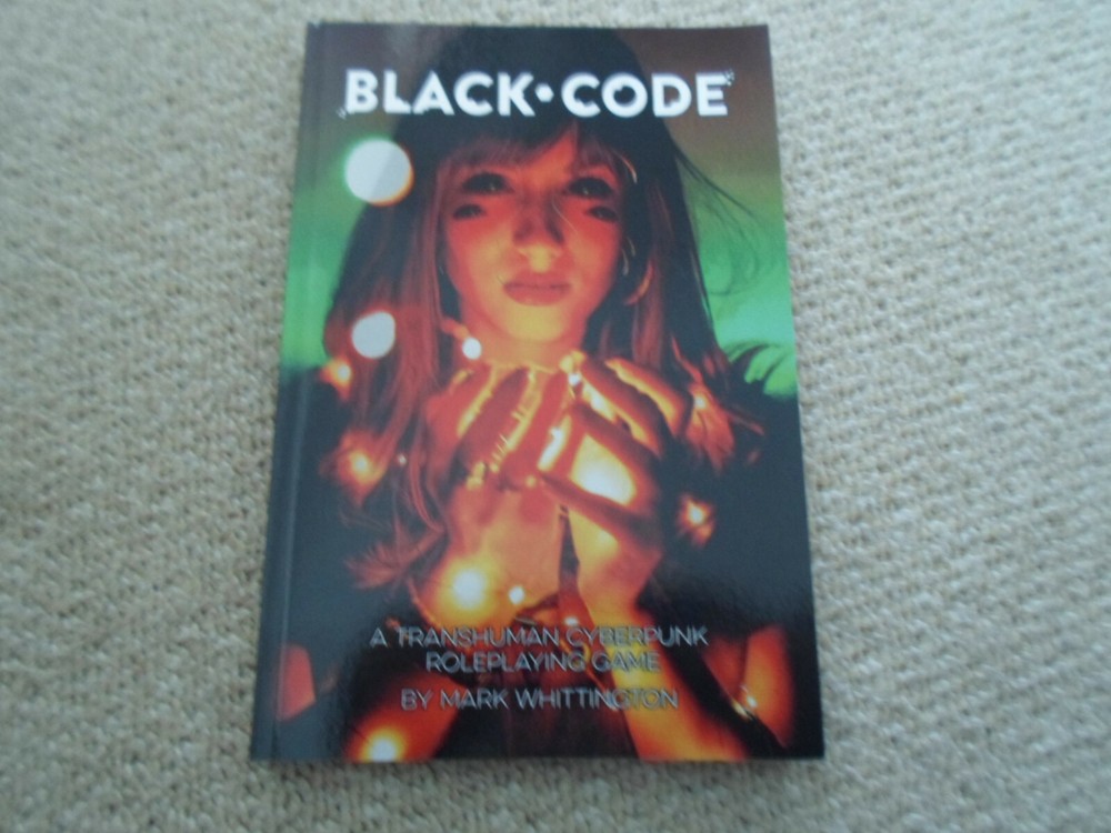 Black Code Cyberpunk-style RPG Roleplaying Game (MINT/NEW)