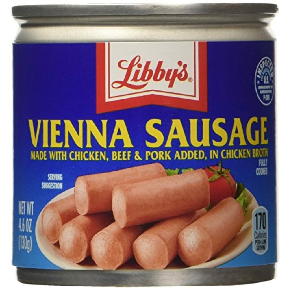 Libbys Vienna Sausage in Chicken Broth 18 Cans 4.6 oz. each