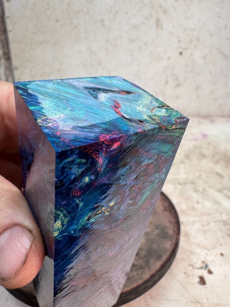 Stabilized Box Elder Burl Turning Blank or Knife Blank | SBEB 1245