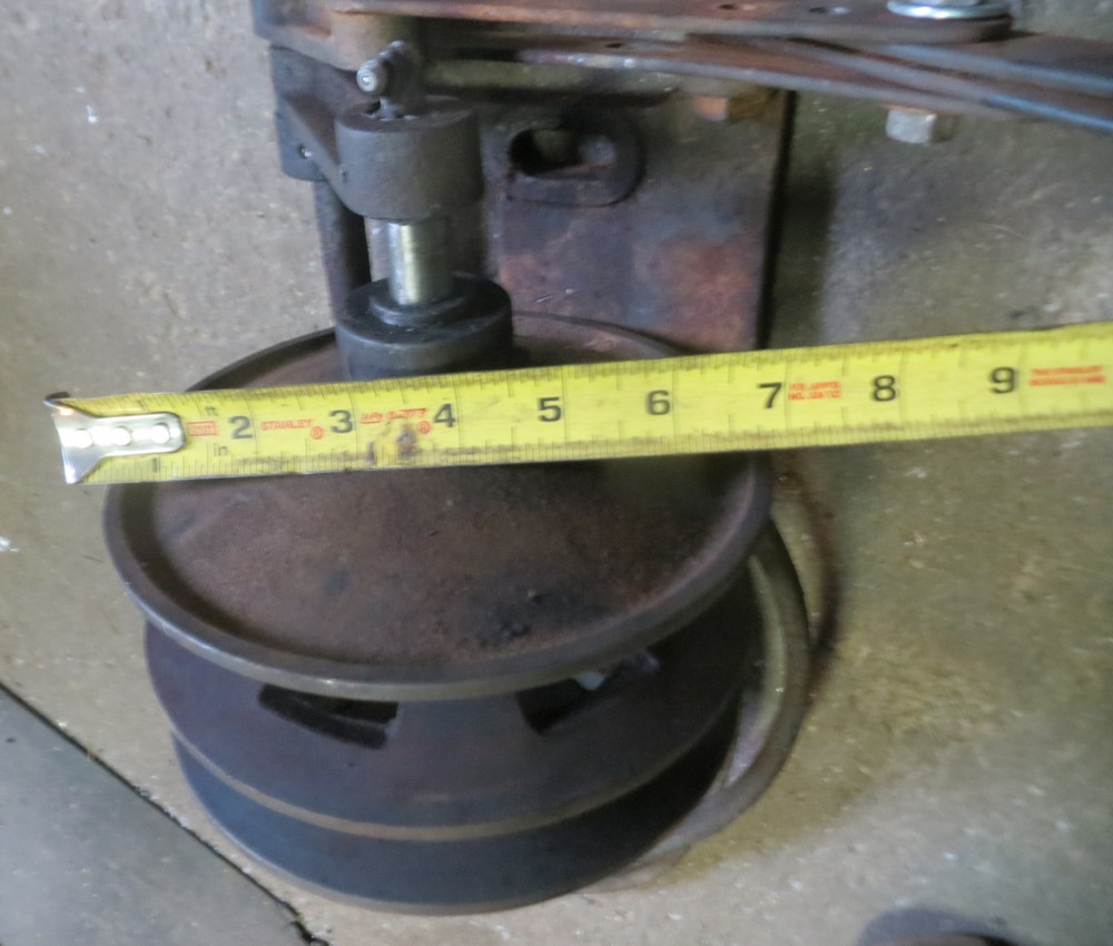 Vintage Variable Speed Drive 7" Pulley System Complete Assembly