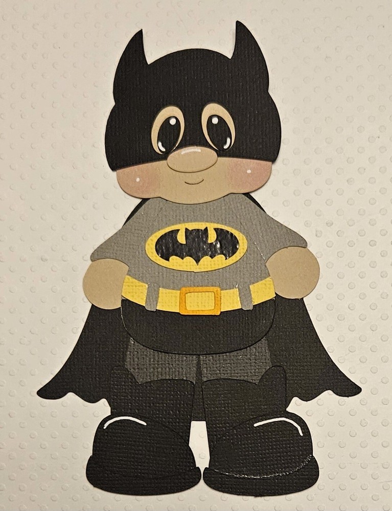 Batman Kid. Scrapbook, Card making Paper Piecing